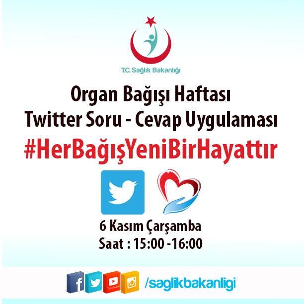 Sağlık Bakanlığı, Organ Bağışı İçin Twitter Kampanyası Düzenledi