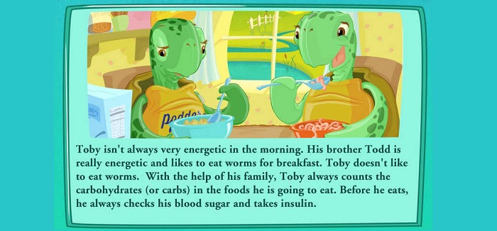 Kaplumbağa Toby Diyabet Hastası Çocuklara Yol Gösteriyor